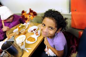 soup kitchen child