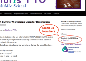 New Exploris Blog Editor and New Blog Email Address