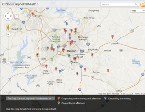 New Carpool Map Available