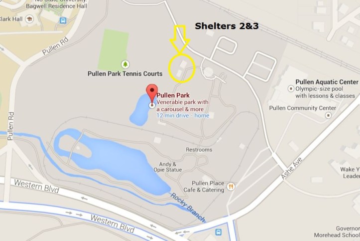 Pullen Park Map