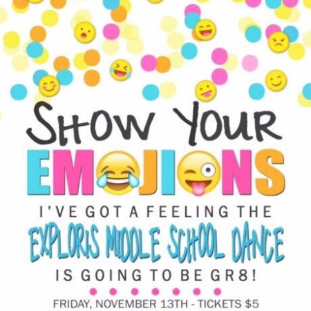 Middle School Dance – Friday, November 13th
