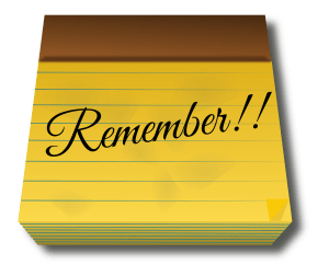 Teacher Thanks Reminder…