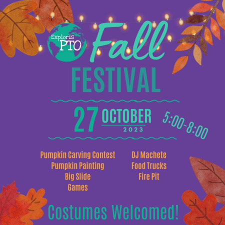 Monday Minute: Spiritwear Last Call, Fall Festival, Unity Day, Teacher’s Lounge Snacks, Fall Work Day Canceled